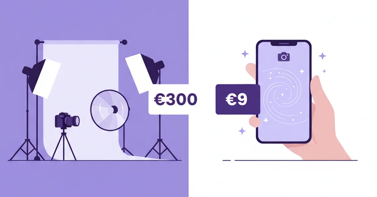 Cheap Professional Headshot: The €9 AI Alternative to €300 Studios